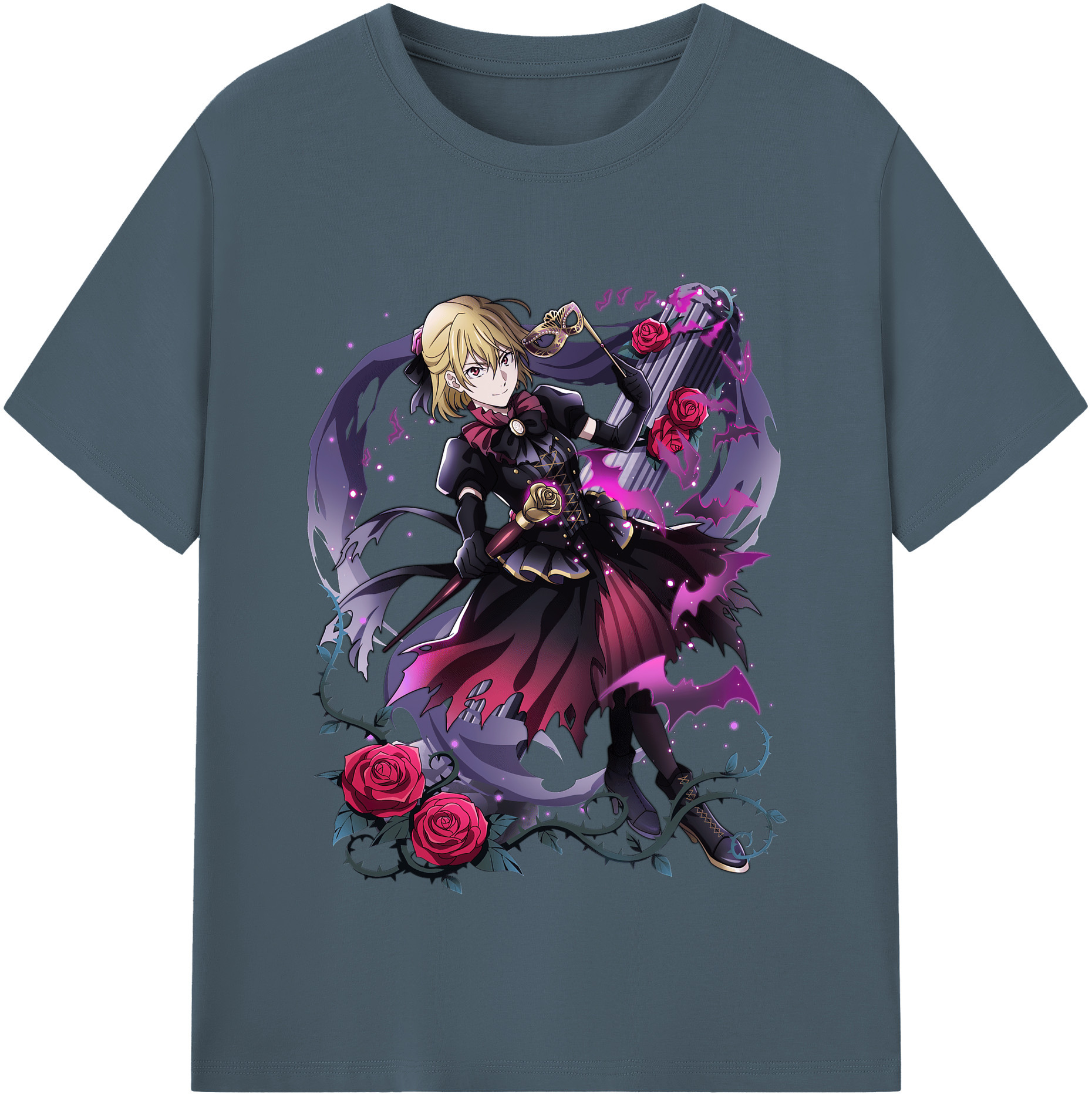（画像用） 文豪ストレイドッグス Bungo Stray Dogs 綿100％半袖Tシャツ（フロントプリント）